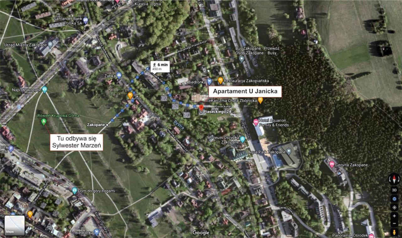 Apartament U Janicka Leilighet Zakopane Eksteriør bilde